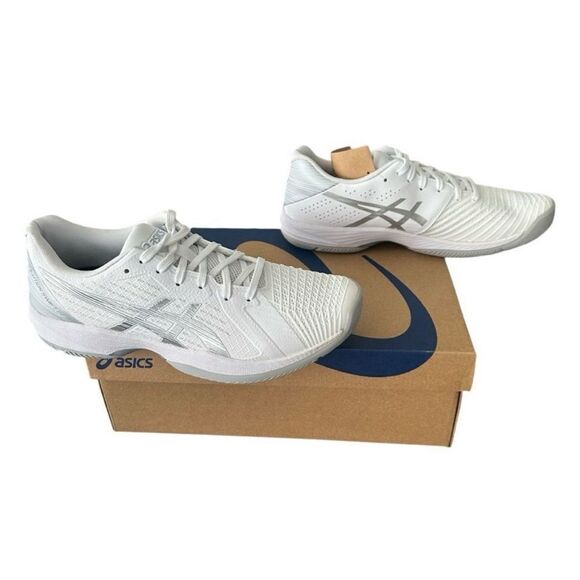 Asics Solution Swift FF Running White Pure Silver Color Women’s Running shoes 10 - Picture 2 of 11